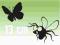 naklejka OWAD mrówka pszczoła mucha motyl