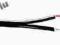 [LISPOL]Przewód SMYp 2x0.35 czarny z paskiem - 10m