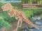 TYRANOZAUR PUZZLE 3D PRZESTRZENNE DINOZAURY *chary