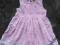 GEORGE  ŚLICZNA SUKIENKA LILA DZIEWCZYNKA 86-92cm
