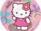 TALERZYKI HELLO KITTY MAŁE 18cm 10szt urodziny bal