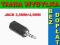PRZEJSCIOWKA ADAPTER GNIAZDO JACK 3,5mm ->2,5mm