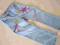 DENIM CO  jeansy RURKI jak malowane * 4-5 lat
