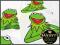 KERMIT ŻABA - 10cm Cartoon Stickers naklejka