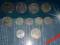 zestaw 11 srebrnych,polskich monet,piękne wykopki!