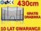 TRAMPOLINA OGRODOWA 430 cm 14FT Z DRABINKĄ SIATKĄ
