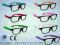 OKULARY ANTYREFLEKS WAYFARER NERDY ZERÓWKI KUJONKI