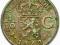 INDIE HOLENDERSKIE 1/10 GULDENA 1942 r st.3 SREBRO