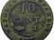 FRANCJA 10 CENTIMES 1810r. NAPOLEON I