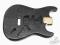 Korpus typ STRAT - Transparent Black (jesion)