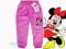 DISNEY MINNIE MOUSE SPODNIE DRESOWE WELUR 110