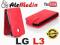 LG L3 Eleganckie Etui Pokrowiec Futerał - Czerwony