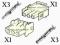 ZLACZE KONEKTOROWE ELEKTRYCZNE MATE-N-LOCK 3 PIN