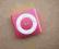 ipod shuffle 4g 2gb pink różowy