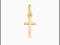 ZŁOTY KRZYŻ KRZYŻYK 585 NA KOMUNIE CHRZEST 1,3x0,6