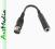 adapter słuchawkowy wtyk DIN590 - Jack 6,3 gniazdo