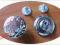 GUZIKI NABIJANE JEANS METALOWE 4 SREBRNE 17mm 5szt