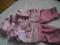 Komplet, dres, róż, królik, bluza, spodenki, 6-9m
