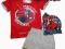 Komplet T-shirt spodenki SPIDERMAN rozm. 98 (629K)