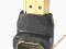 PRZEJŚCIÓWKA ADAPTER ŁAMANY HDMI HDMI 90 STOPNI
