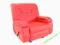 Fotel relaksacyjny do relaksu Jimmy czerwony