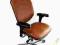 Fotel Ergomax Enjoy - skóra licowa kasztanowy brąz