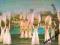 KOREA PÓŁNOCNA - TANIEC- KOBIETA - FOLKLOR- STROJE