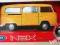 ŻÓŁTY OGÓREK VOLKSWAGEN BUS `72 METAL 1:34 welly