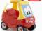 Little Tikes autko coupe z uchwytem MUZYCZKA 12m+