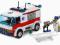 LEGO 7890 CITY - AMBULANS, KARETKA Z LEKARZEM