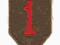 Naszywka 1st Infantry Division