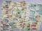 6228. PRL zestaw banknotów z NADRUKAMI (184szt)