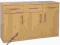 MASYWNA KOMODA DO POKOJU DĄB  kredens