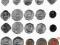 India 15 sztuk monet UNC Rarytas Polecam /3496AV/