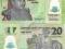~ Nigeria 20 Naira P-34f 2011 POLIMER UNC Sign C
