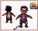 MASKOTKA FC BARCELONA FCB LEO MESSI Bear Leag 28cm