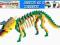 PUZZLE DREWNIANE 3D DINOZAUR TRICERAPTOPS