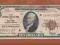 $10 1929 NATIONAL CURRENCY BOSTON ST.3/4
