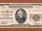 $20 1929 NATIONAL CURRENCY SAN FRANCISCO ST.3/4