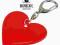 Brelok odblaskowy-odblask  serce czerwone 73249.08