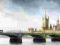 Londyn Widok Westminster - plakat 91,5x30,5 cm