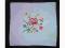 HAFTOWANA SERWETA KOLOROWE KWIATY  -BCM-