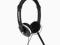 SLUCHAWKI NAUSZNE Z MIKROFONEM, 2,2M, CZARNE