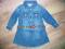 NEXT MIEKKA JEANSOWA SUKIENKA+PASEK 12-18M