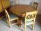 STÓŁ DĘBOWY + 4 KRZESŁA ,   meble holenderskie!