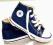 CONVERSE EUR. 24, UK8, GRANATOWE