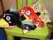 Jak ANGRY BIRDS większe ok.18cm mniejsze 10cm 6szt