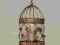 Lampion, świecznik , klatka retro