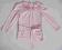 Różowa bluzka/tunika z paskiem na około 2 lata