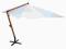 40081 - PARASOL OGRODOWY 300 x 400cm BIAŁY DUŻY